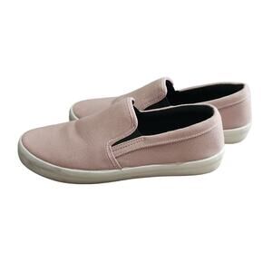 Zara Pink Slip-on Canvas Shoes Size 7.5